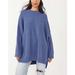 Free People Sweaters | Euc- Free People Peaches Tunic | Color: Blue | Size: S