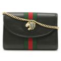 Gucci Bags | Gucci Mini Bag Chain Shoulder Bag Clutch Bag Leather Black | Color: Black | Size: Os