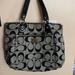 Coach Bags | Coach Poppy Signature Tote Bag In Excellent Condition. | Color: Black/Silver | Size: Os