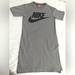 Nike Dresses | Girls Casual Nike Short Grey Dress | Color: Gray | Size: Lg