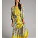 Anthropologie Dresses | Anthropologie Eliora Off The Shoulder Maxi Dress, Yellow Floral Tie Waist Xl New | Color: Yellow | Size: Xl