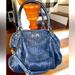 Coach Bags | Coach Handbag, Classic Navy Blue Leather | Color: Blue | Size: Os