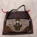 Coach Bags | Coach Shoulder Bag In Brown And Tan W/ Suede Accents | Signature Monogram Canvas | Color: Brown/Tan | Size: Os