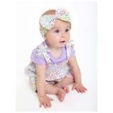 Disney Matching Sets | Disney Bambi Baby Girl Romper, Tee And Headband | Color: Purple/Yellow | Size: 12-18mb