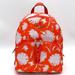 Kate Spade Bags | Kate Spade Medium Karissa Nylon Wild Blossom Backpack | Color: Orange/White | Size: Medium