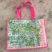Lilly Pulitzer Bags | Lilly Pulitzer Shopper Tote Bag | Color: Green/Pink | Size: Os