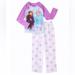 Disney Pajamas | Frozen Ii Girls' Pajama Elsa Top And Pants Sleepwear Set | Color: Purple/White | Size: 10g