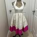 Kate Spade Dresses | Kate Spade Madison Ave Collection Mila Dress | Color: Pink/White | Size: 2