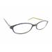 Gucci Accessories | Gucci Black White Yellow Slim Oval Eyeglasses Frames 49-16 130 Italy Designer | Color: Black/Yellow | Size: Os