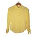 Anthropologie Tops | Anthropologie Maeve Blithe Button Down Blouse Collared Yellow Size 0 Small Nwt | Color: Yellow | Size: S