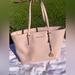 Michael Kors Bags | Baby Pink, Michael Kors, Large Tote Bag | Color: Cream/Pink | Size: Os