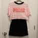 Brandy Melville Skirts | Brandy Melville Italy Black Corduroy Mini Skirt Size 5 | Color: Black | Size: 5j