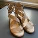 Nine West Shoes | Like-New Nine West Sandal- Size 6 | Color: Cream/Tan | Size: 6