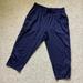 Under Armour Pants & Jumpsuits | Like New Under Armour Navy Capri Length Pants Navy Loose Fit Heat Gear M | Color: Blue | Size: M