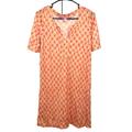 Lilly Pulitzer Dresses | Lilly Pulitzer Casual Short Sleeve Summer Silk Dress Size 4 | Color: Orange/Pink | Size: 4