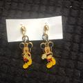 Disney Jewelry | 4-Sale Vintage Disney Clip On Earrings- 669 $20 Or $15 W/Offer | Color: Black/Gold | Size: Os