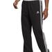 Adidas Pants | Adidas Men's Essentials Fleece Open Hem 3-Stripes Pants | Color: Black | Size: Various