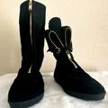 Burberry Shoes | Burberry Stanmore Shearling Winter Boot In Black | Color: Black | Size: 7.5