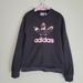 Adidas Shirts & Tops | Girl's Youth Adidas Sweater, Size Small, Black With Pink Cheetah Print | Color: Black/Pink | Size: Sg