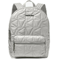 Michael Kors Bags | Michael Kors Winnie Medium Quilted Backpack Shoulder Bag Pearl Grey $398 Nwt | Color: Gray | Size: Os