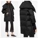 Michael Kors Jackets & Coats | Michael Kors Women's Black Mk Nylon Oversized Puffer Jacket Size Xs | Color: Black/Gold | Size: Xs