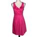 J. Crew Dresses | J.Crew Pink V-Neck Ruffle Sleeveless A-Line Mini Dress 2 | Color: Pink | Size: 2