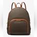 Michael Kors Bags | New Michael Kors Jaycee Large Logo Backpack Brown With Dust Bag Included | Color: Brown | Size: Os