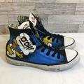 Converse Shoes | Converse Simpsons Shoes Mens Sz 7 Womens 9 Homer Woo-Hoo Doh! High Top Sneakers | Color: Blue/White | Size: 7