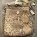 Coach Bags | Coach Snakeskin Crossbody | Color: Brown/Tan | Size: Os