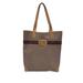 Gucci Bags | Gucci Vintage Beige Gg Monogram Canvas Tote Shopping Bag Stripes | Color: Green | Size: Os