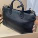 Burberry Bags | Burberry Large Brogues Banner Tote Leather House Check Canvas- Dust Bag And Box | Color: Black | Size: Os