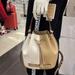 Michael Kors Bags | Michael Kors Reed Medium Two-Tone Pebbled Leather Bucket Bag Nwt Camel Multi | Color: Tan/White | Size: Medium