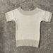 American Eagle Outfitters Sweaters | American Eagle Outfitters Wool Rabbit Hair Blend Knit Short Sleeve Sweater | Color: Cream/Tan | Size: Xs