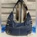 Michael Kors Bags | Authentic Michael Kors Blue Buckle Hobo Shoulder Bag Vgc! | Color: Blue/Gold | Size: Os
