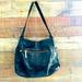 Michael Kors Bags | Micheal Kors Distressed Leather Hobo Shoulder Purse | Color: Black/Gold | Size: Os