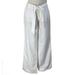 Converse Pants & Jumpsuits | Converse Linen Full Leg Pants Women's Size 4 White | Color: White | Size: 4