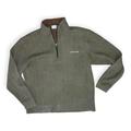 Columbia Sweaters | Columbia Mens Classic Brown 1/4th Zip Pullover Shirt | Color: Brown/Green | Size: Xl