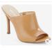 Nine West Shoes | Gorgeous Leather "Funny How" Peep Toe Nude Mules - Flattering And Sexy. Love! | Color: Tan | Size: 9.5