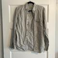 J. Crew Shirts | J. Crew Men’s Small Grey Cotton Work Shirt Button Down | Color: Gray | Size: S