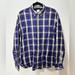 J. Crew Shirts | J Crew Mens Sz Large Washed Tartan Button Down Long Sleeve Shirt Purple Plaid | Color: Purple/White | Size: L