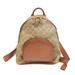 Coach Bags | Coach Signature Carry 1029 Women's Leather,Pvc Backpack Beige,Brown | Color: Cream | Size: Os