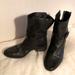 Coach Shoes | Coach Jesika All Leather Mid-Calf Moto Boots/Booties In Black. 9.5 | Color: Black/Silver | Size: 9.5b