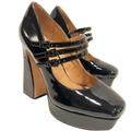 Jessica Simpson Shoes | Jessica Simpson Darena Mary Jane Pumps Platforms Women's Size 7.5 Black Patent | Color: Black | Size: 7.5
