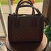 Nine West Bags | Beautiful Nwot Nine West Satchel With Crossbody Strap. 11x9x6 | Color: Brown/Tan | Size: Os