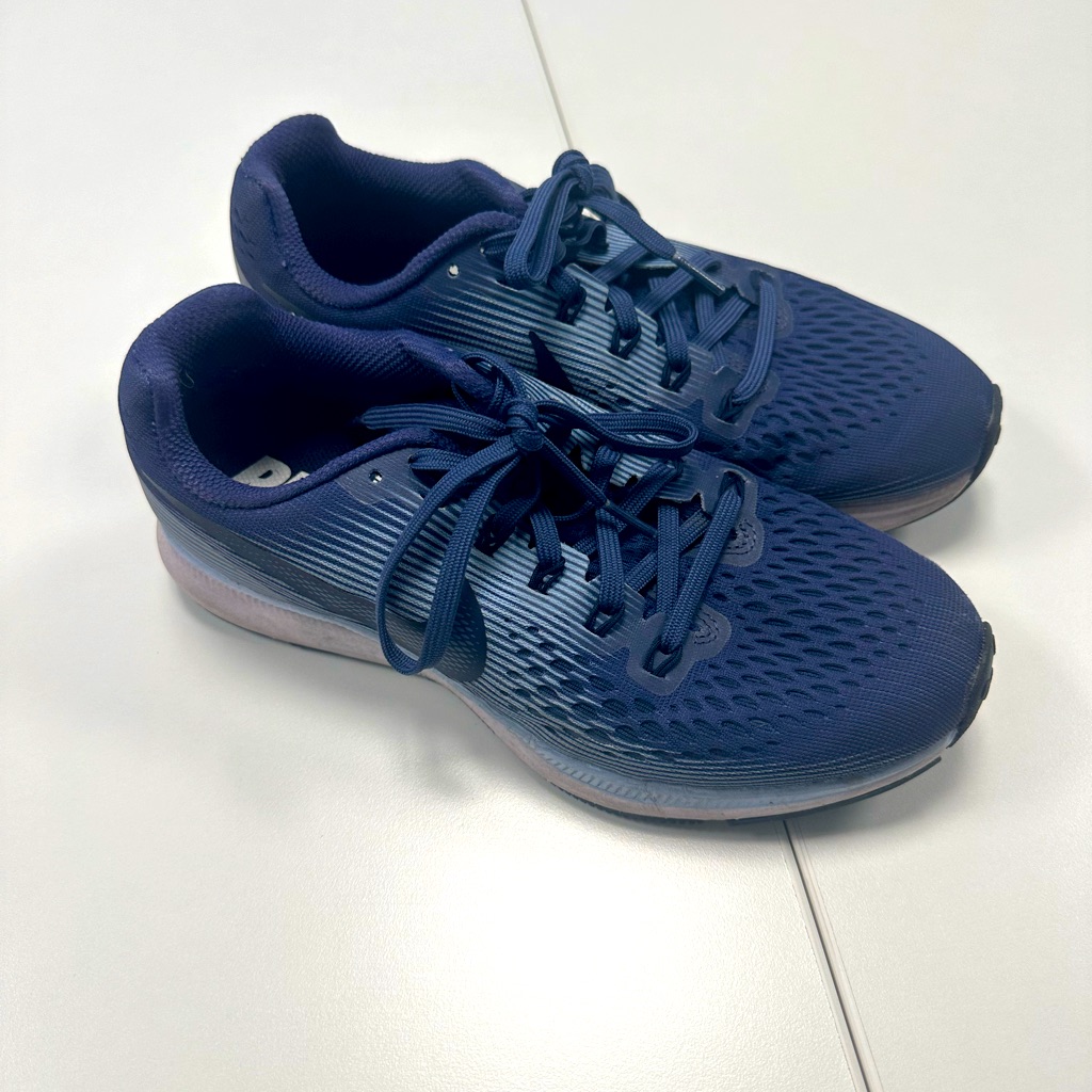 Nike Shoes | Blue Sz 8 Women’s Nike Zoom Pegasus 34 Euc Great Soles Rare | Color: Blue/White | Size: 8
