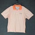 Columbia Shirts | Columbia Pfg Fishing Polo Shirt Medium Short Sleeve Lightweight Breathable Men's | Color: Orange/White | Size: M