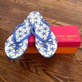 Kate Spade Shoes | Dancing Starfish Pattern, Kate Spade Flip-Flops! | Color: Blue/White | Size: 10