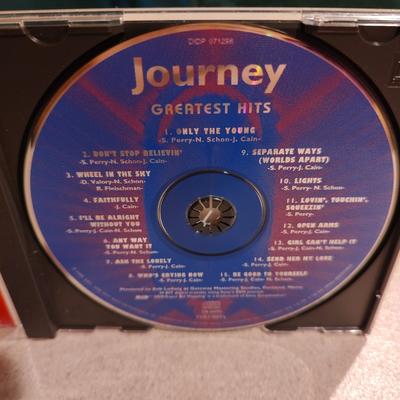 Columbia Media | Journey Greatest Hits Classic 80s Rock Vintage Original Cd 1988 15 Tracks | Color: Purple/Red | Size: Os