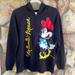 Disney Tops | 2/$45~Disney Minnie Mouse Zip Up Juniors Hoodie~Xl | Color: Black/Red | Size: Xlj