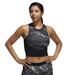 Adidas Tops | Adidas Running “City Clash” Crop Top In Black - Small | Color: Black/Silver | Size: S